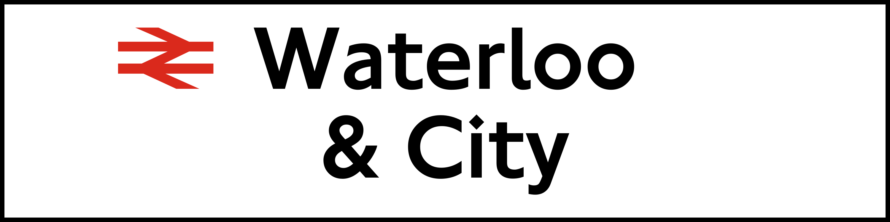 British Rail (Waterloo & City Line) Logo