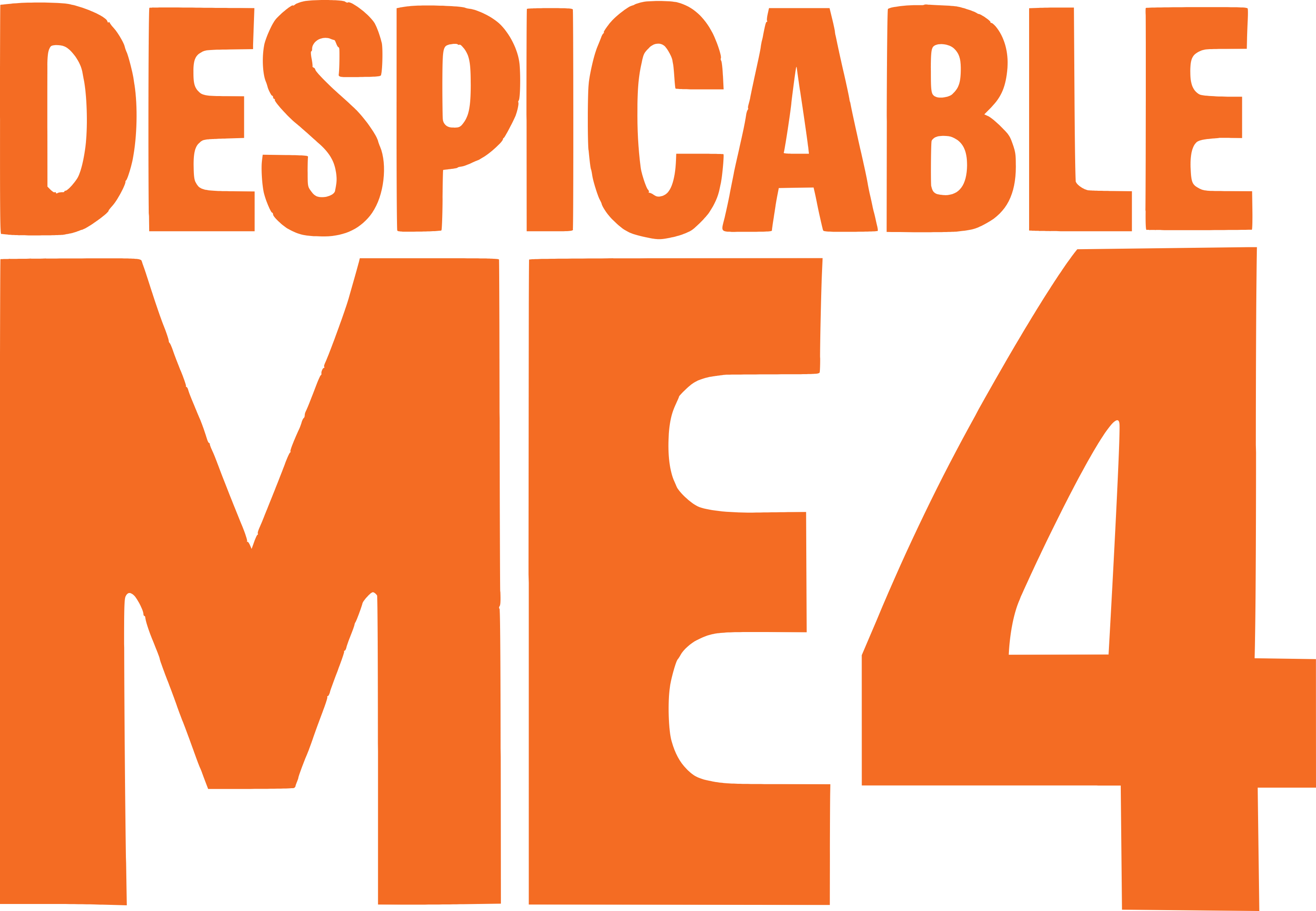 Despicable Me 4 Logo