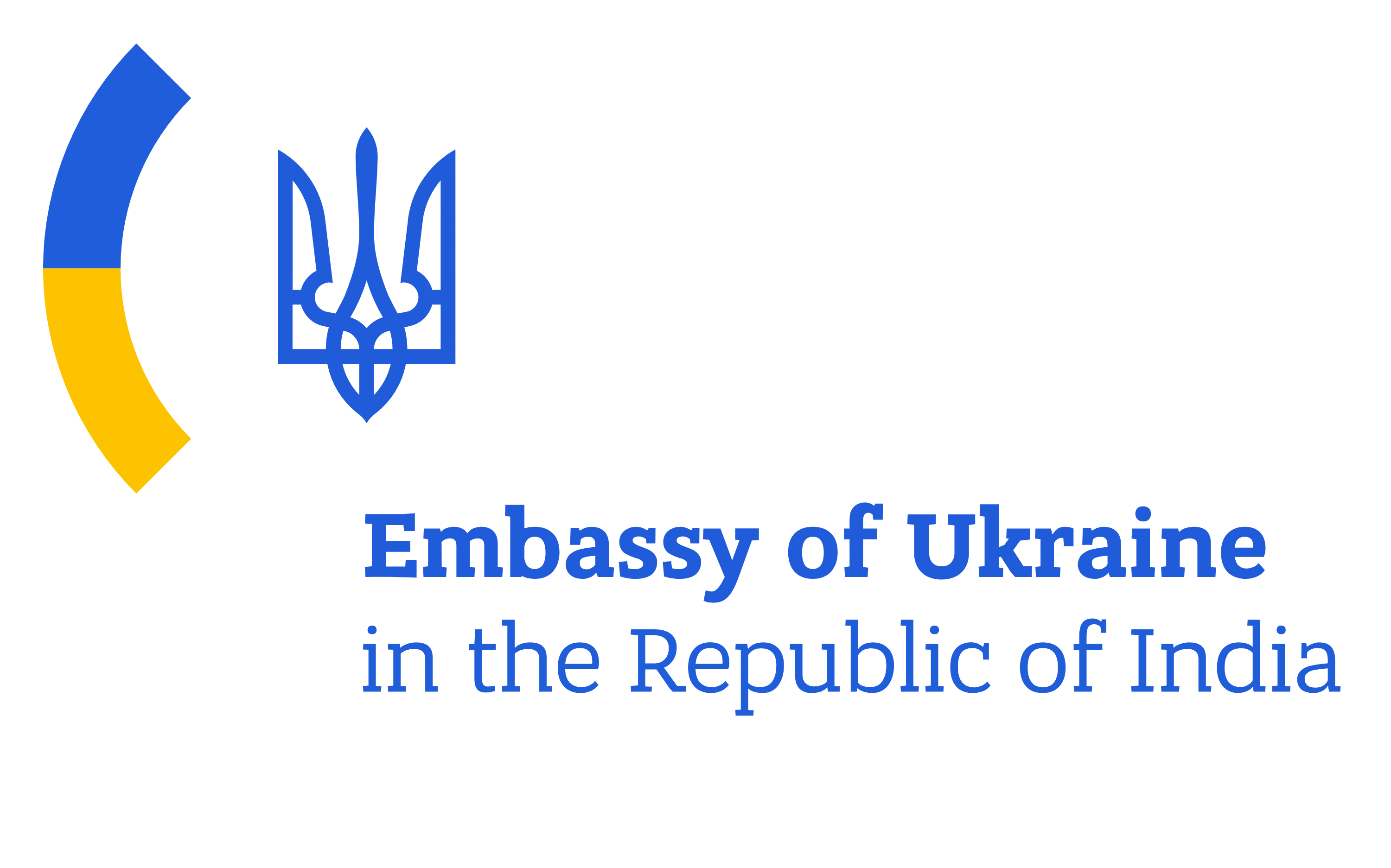 Embassy of Ukraine in the Republic of India Logo