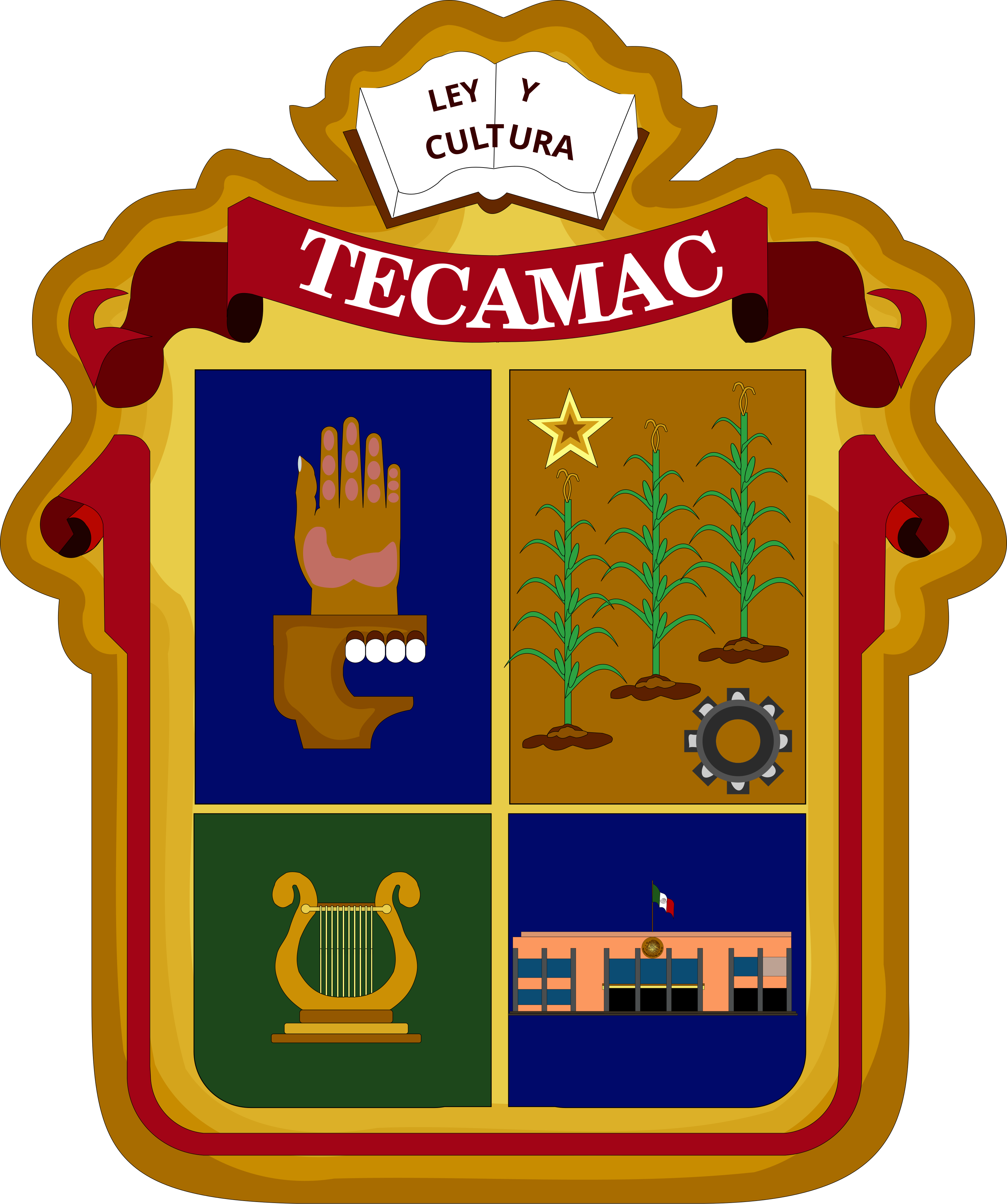 Escudo de Tecamac Logo