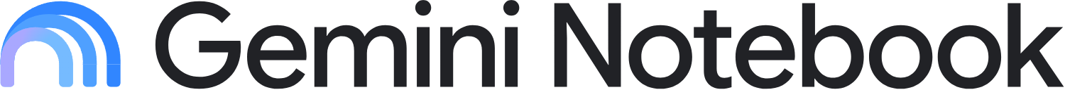 Gemini Notebook Logo