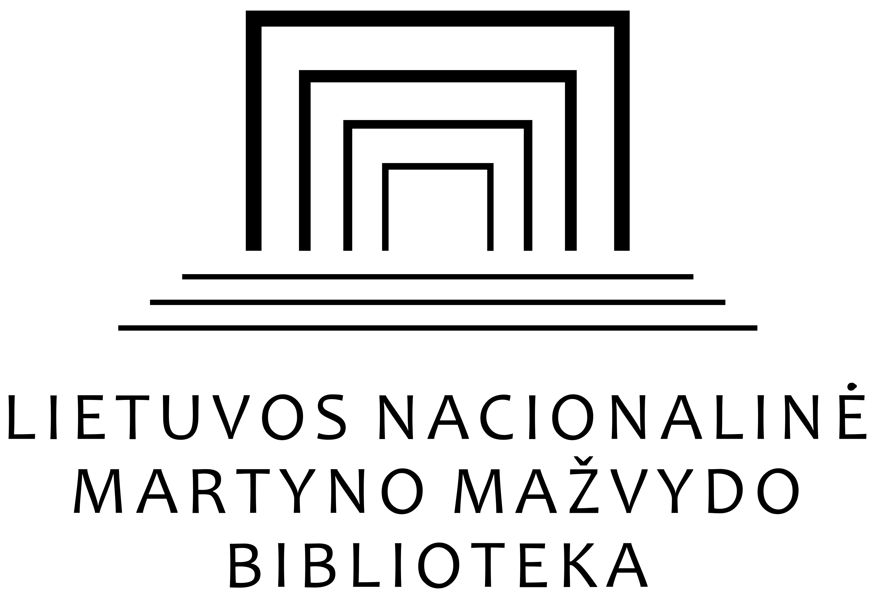 Martyno Mazvydo Biblioteka Logo