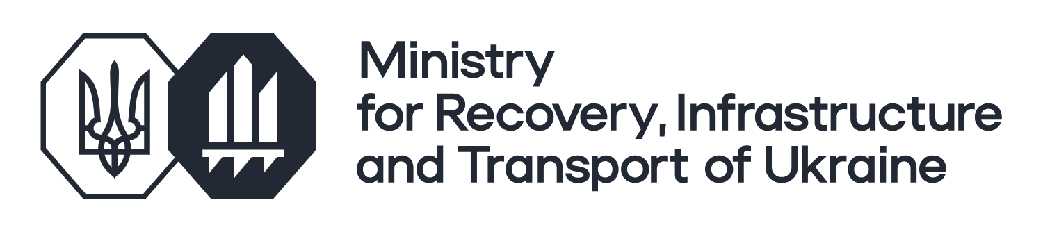 Ministry for Recovery, Infrastructure and Transport of Ukraine Logo