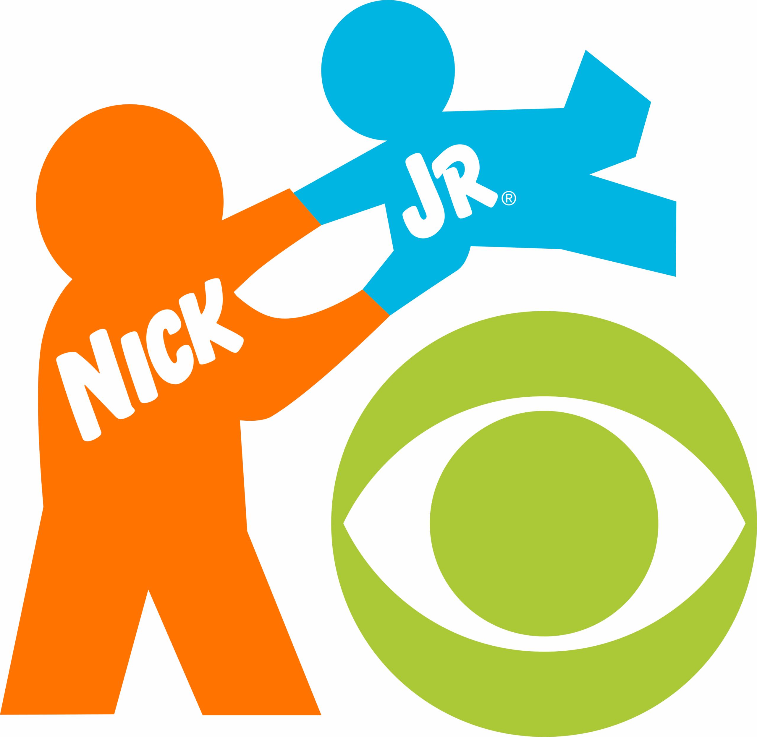 Nick Jr. on CBS Logo