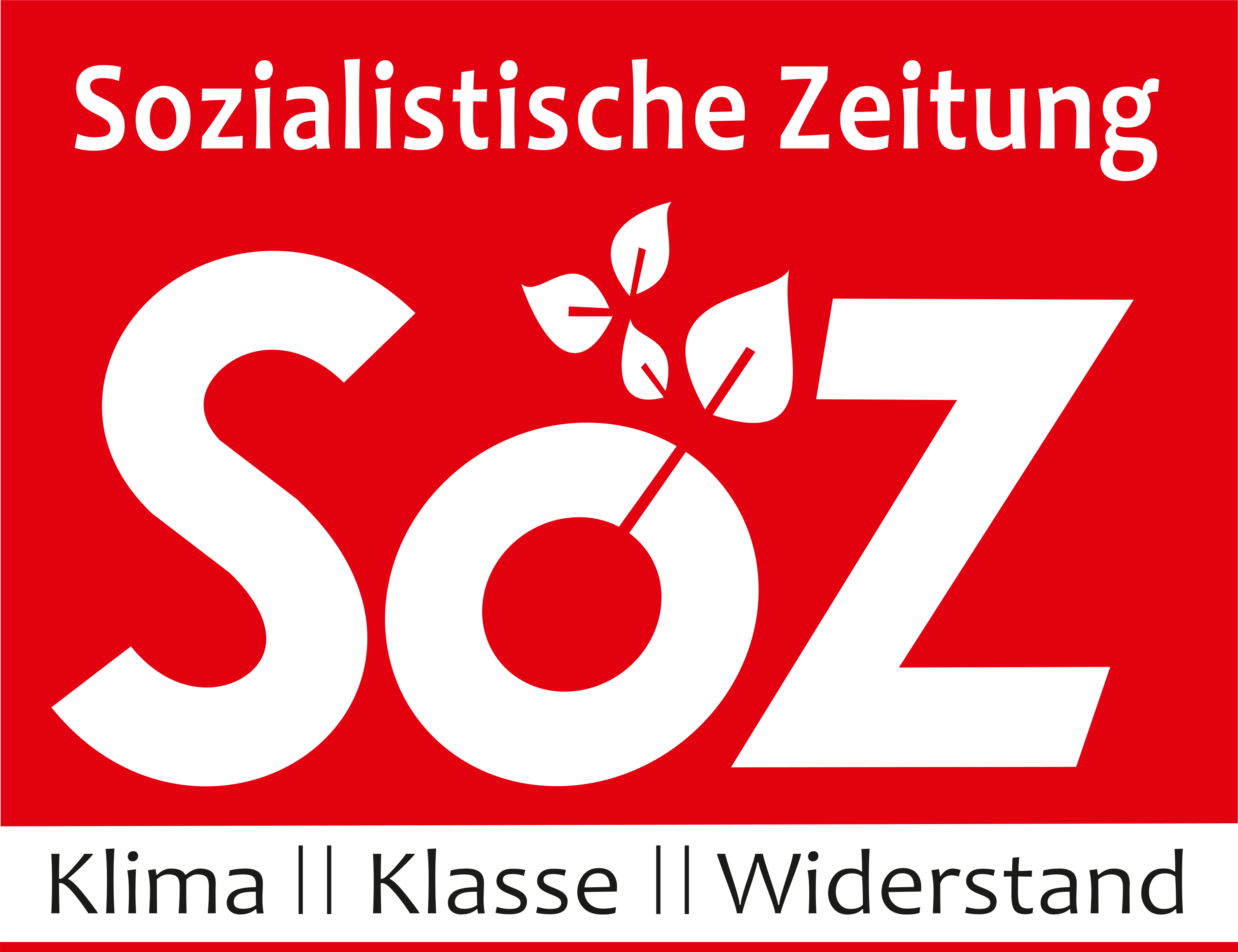 Sozialistische Zeitung Logo