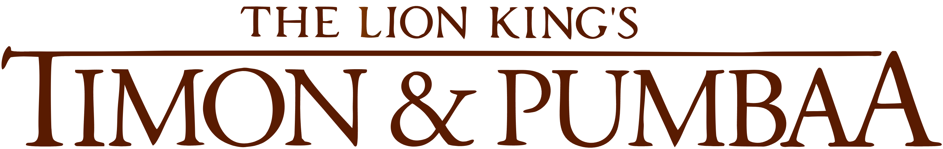 The Lion King's Timon & Pumbaa Logo
