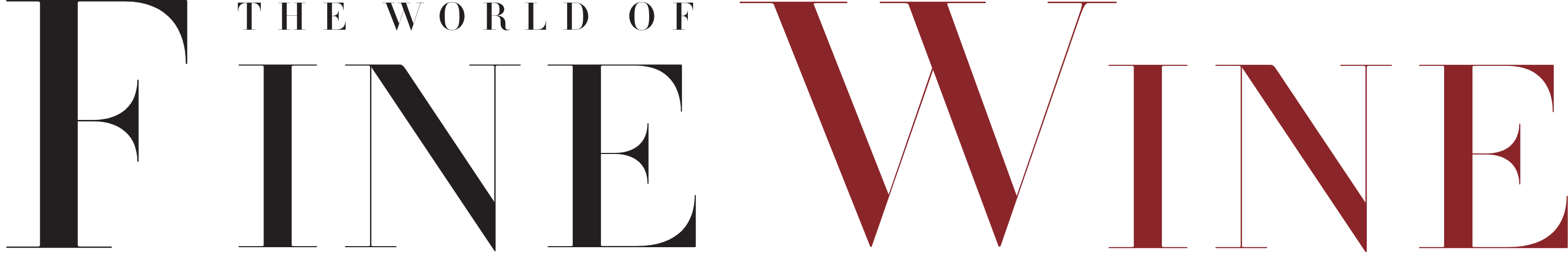 The World of Fine Wine Logo