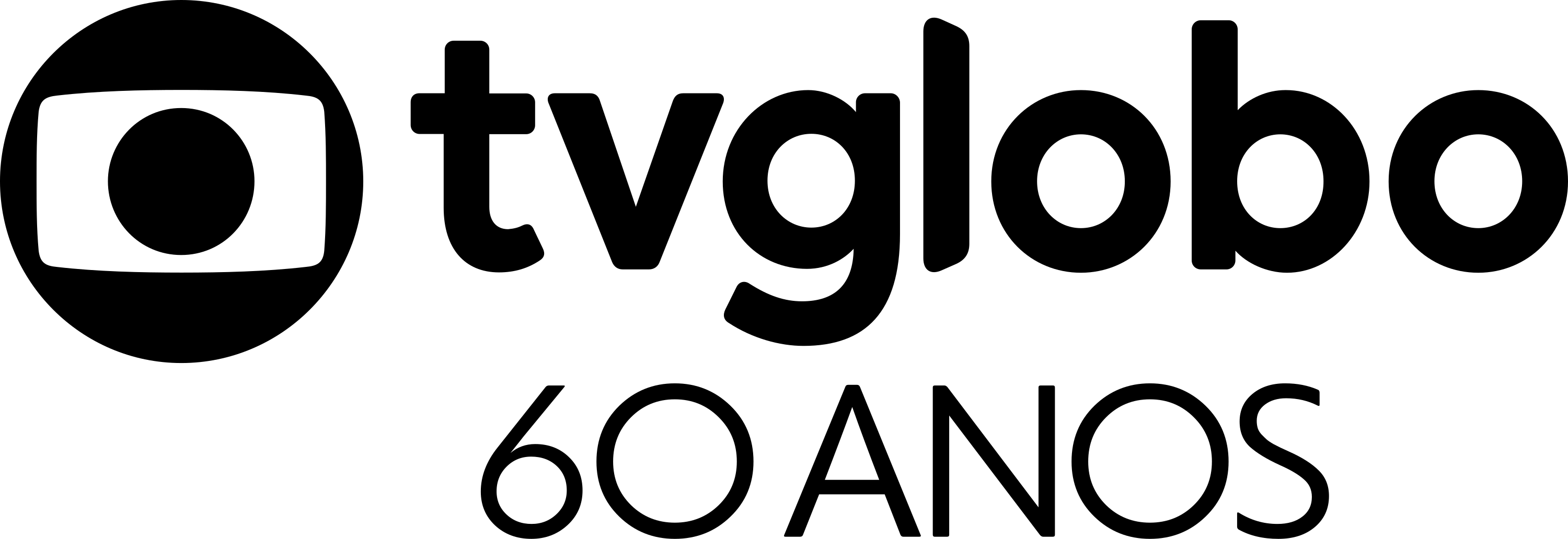 TV Globo 60 Anos Logo